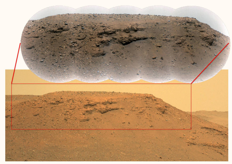 Cuando los torrentes de agua fluían en la superficie de Marte