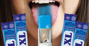 Chuches con ácido que ponen la lengua azul