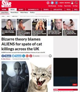 Los gatos son extraterrestres