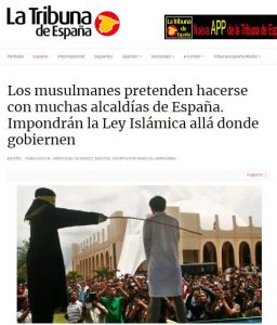 "El PRUNE aplicará la Ley Islámica allá donde gobierne"