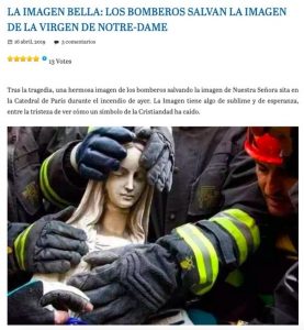 El rescate de la virgen de Notre Dame