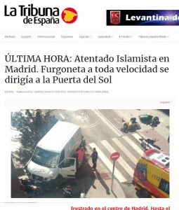 El islamista en furgoneta de la calle Mayor