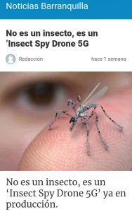 Vuelas menos que el dron insecto espía 5G