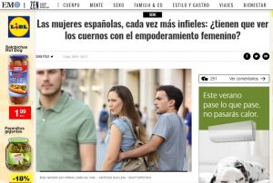 El falso estudio sobre las mujeres españolas infieles en alto porcentaje
