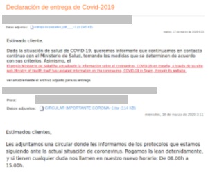Fraudes y virus por email a costa del COVID-19