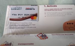 La tarjeta de "ayuda emergente Covid-19" que no te llegará a casa
