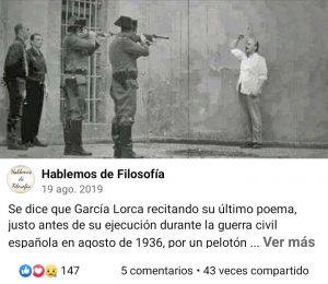 No hay fotos del fusilamiento de Lorca