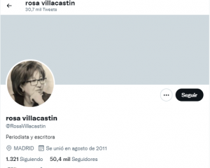 Rosa Villacastín, del rodaballo a una cuenta "parodia" de Twitter clavada a la suya