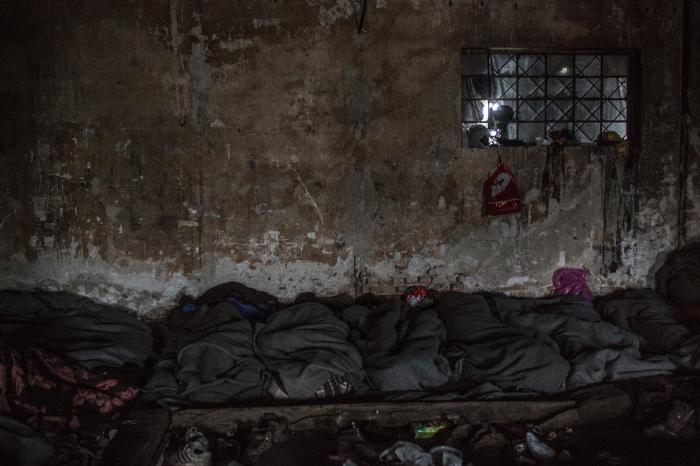 Belgrado, Serbia: refugiados en la estación de tren. (c) ACNUR España