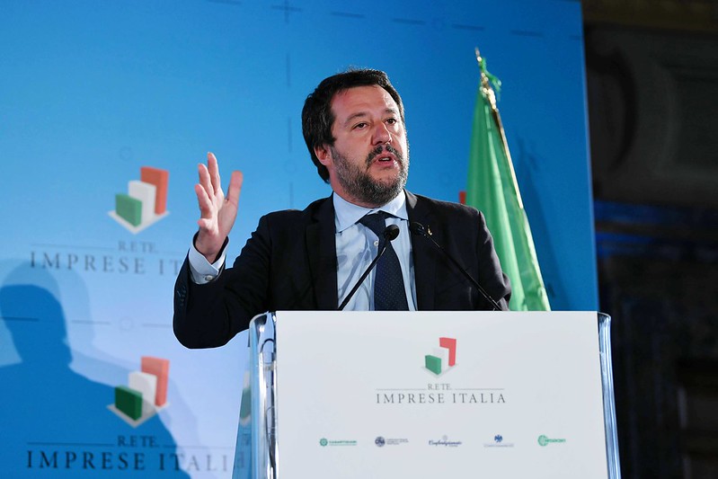 Matteo Salvini, ministro del Interior y vicepresidente de Italia. Foto: Confartigianato Imprese / CC BY-NC-SA 2.0