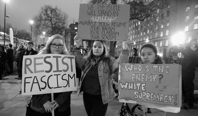 Manifestación contra Donald Trump en Londres (enero de 2017). Foto: Alisdare Hickson / CC BY-SA 2.0