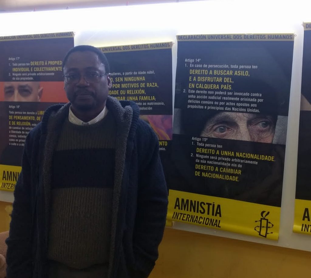 Fotografía de Alfredo Okenwe / Jaime Iglesias, Grupo de Acción de Amnistía Internacional Pontevedra