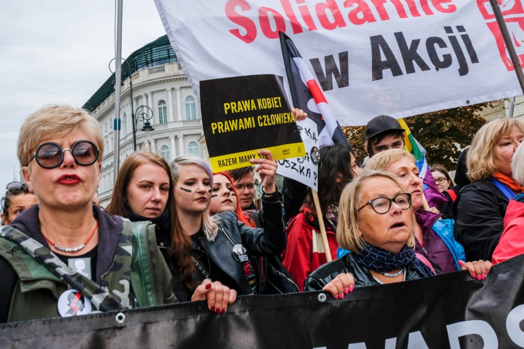 Protestas en en Parlamento polaco contra las restricciones de la ley del aborto, 2018 / @Grzegorz Żukowski