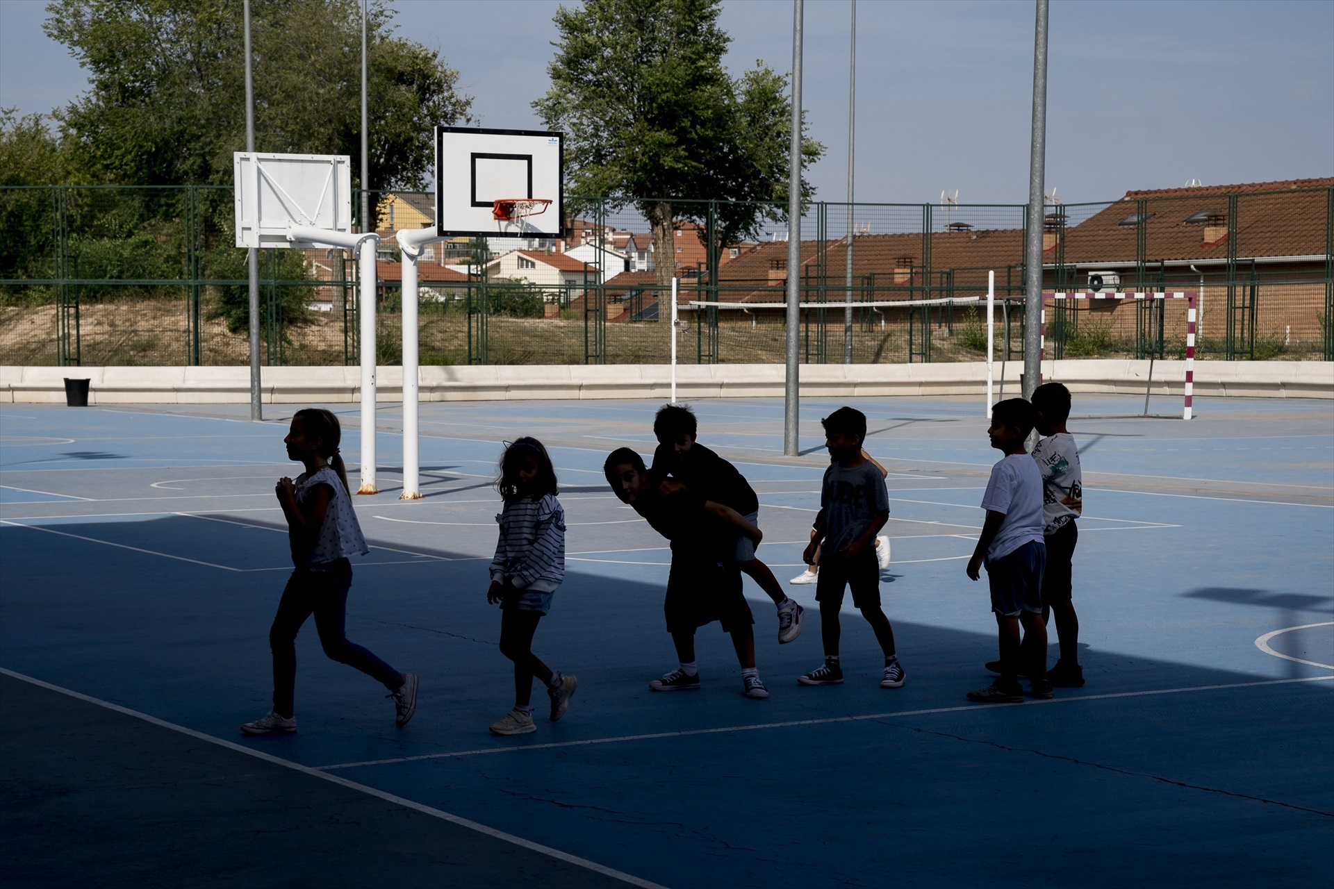 Varios niños de un colegio en Madrid. -A. PÉREZ MECA / Europa Press