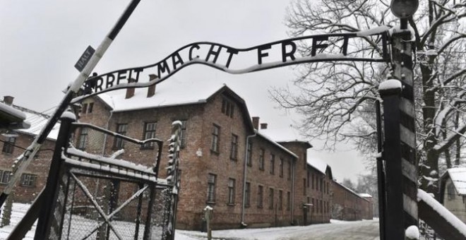 Entrada al campo de concentración nazi de Auschwitz. EFE