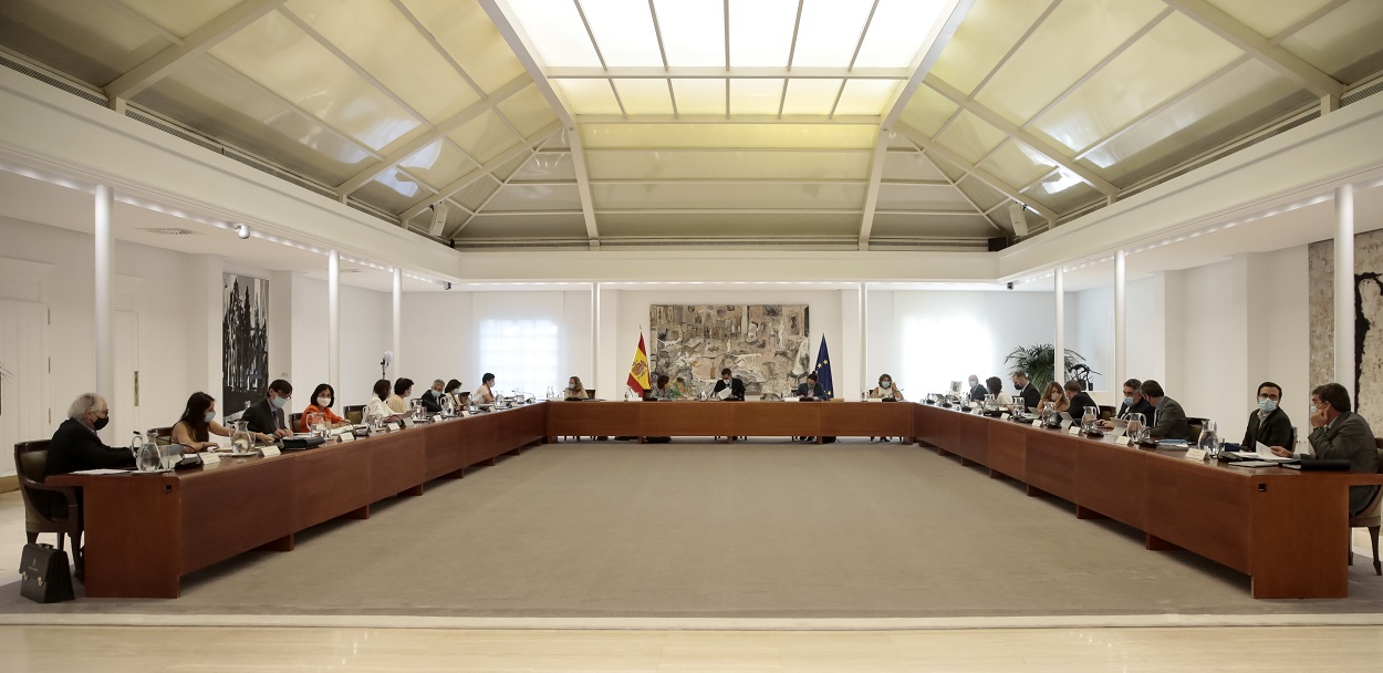 Reunión del Consejo de Ministros en el Palacio de la Moncloa. E.P./Moncloa
