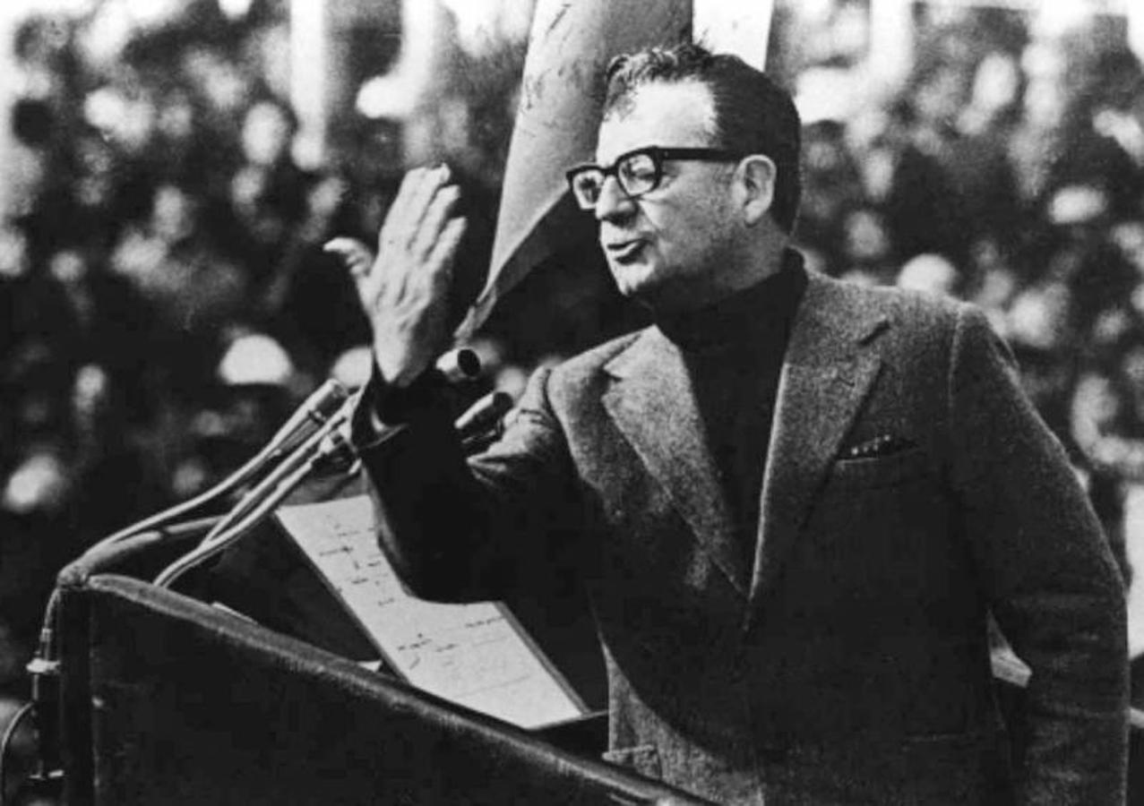 Discurso de Salvador Allende en 1973. REUTERS
