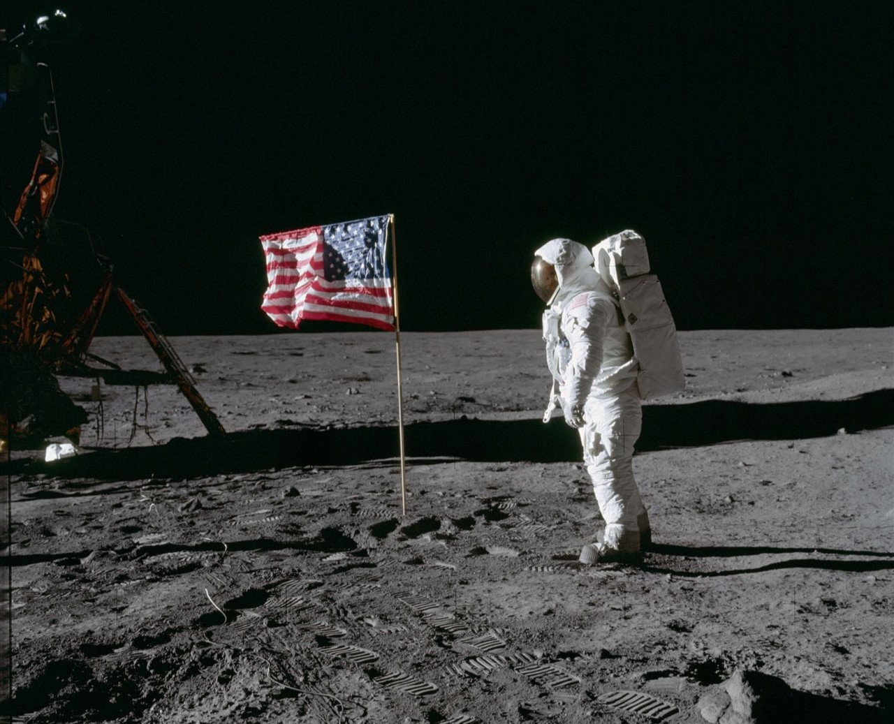 Llegada del hombre a la Luna. / NASA