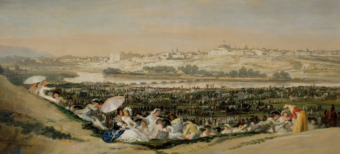 La pradera de San Isidro de Francisco de Goya muestra las vistas a Madrid que eliminaría el pelotazo urbanístico de la Ermita del Santo
