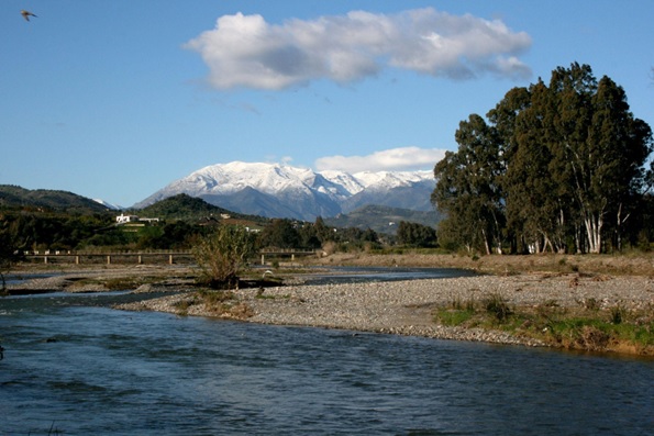 Río Grande a su paso por el municipio de Coín (Málaga). -SALVADOR SÁNCHEZ URBANO