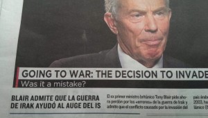 Blair y la guerra de Irak