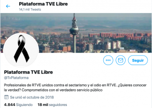 ¿Quién está detrás de la llamada “Plataforma TVE Libre"?