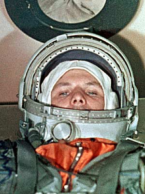 Gagarin en la Vostok 1