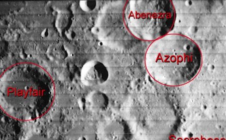 Cráter Abenezra, Luna