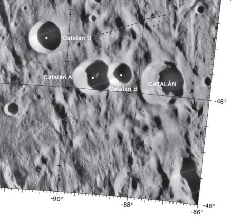Cráter Catalán, Luna