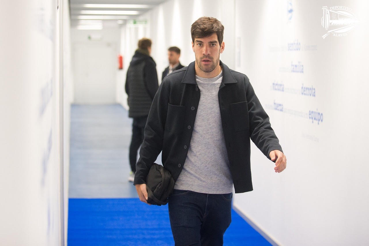 El futbolista Manu García, capitán del Deportivo Alavés.