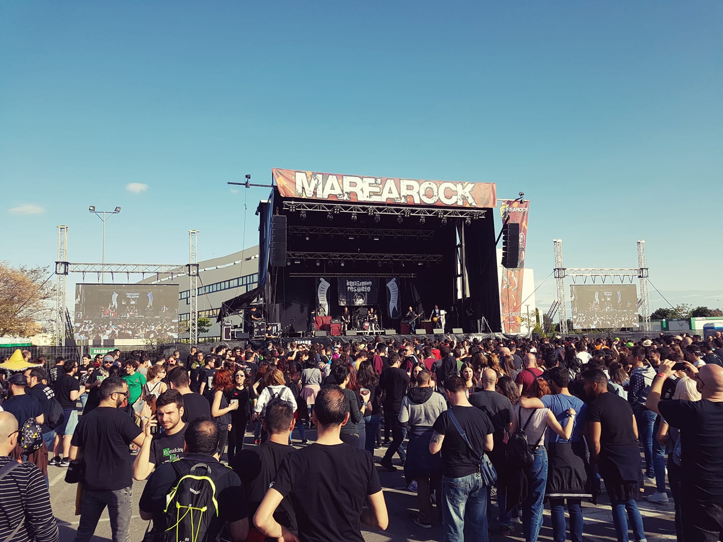 Vista del Festival Marearock, en su edición de 2018