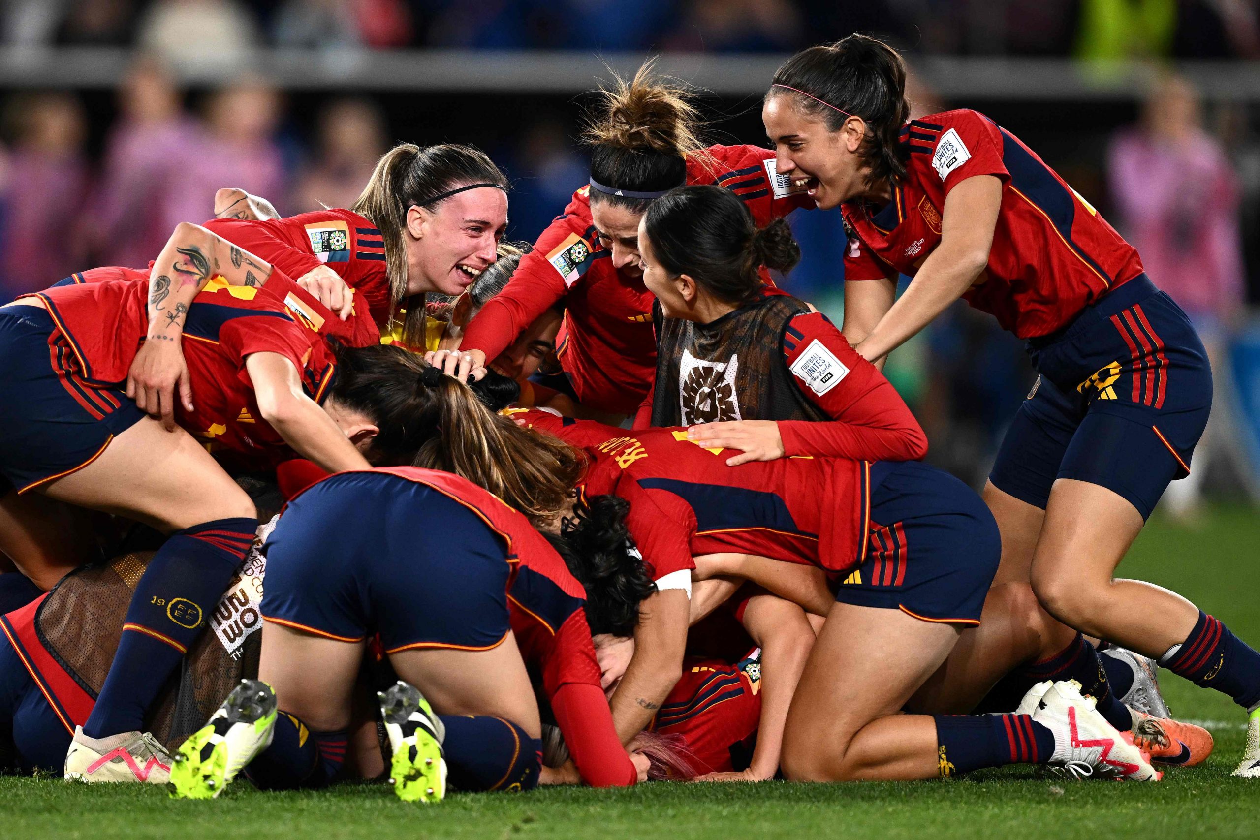 España celebra ganar la final de fútbol de la Copa Mundial Femenina de la FIFA 2023 en Sydney, el domingo 20 de agosto de 2023. Aapimage / Dpa / Europa Press.