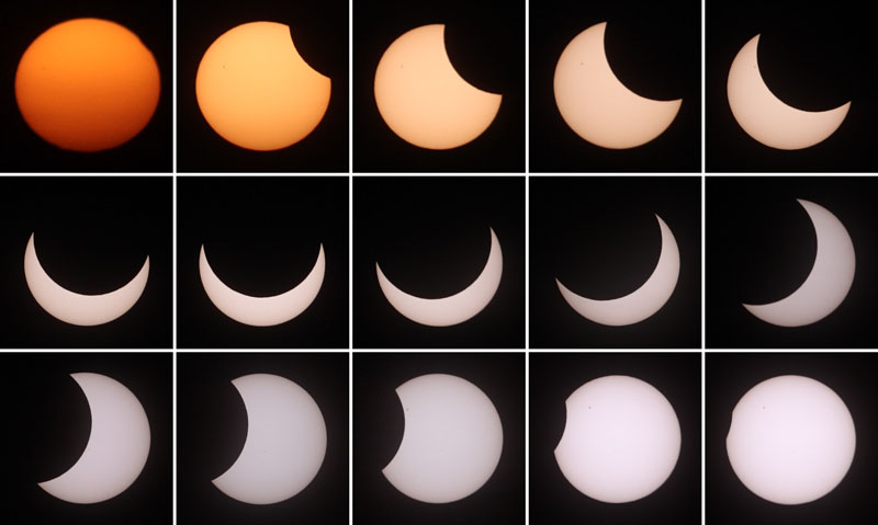 Fotografiando un eclipse solar