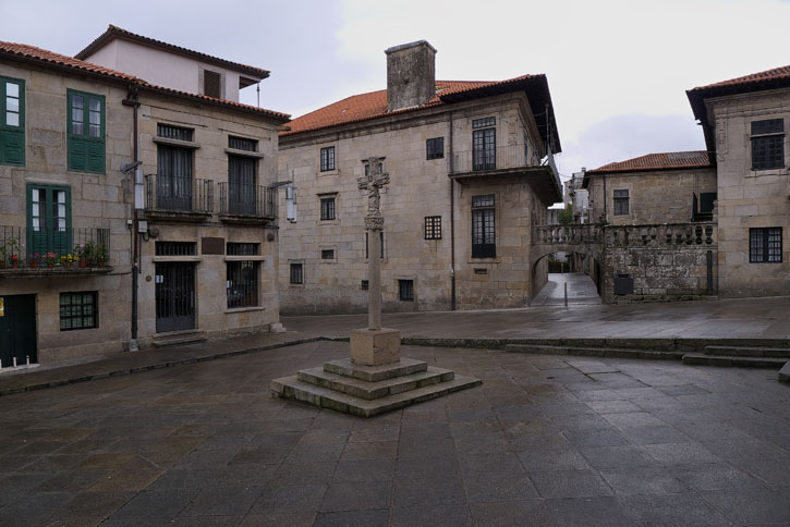 Praza de Leña, en el centro histórico de Pontevedra
