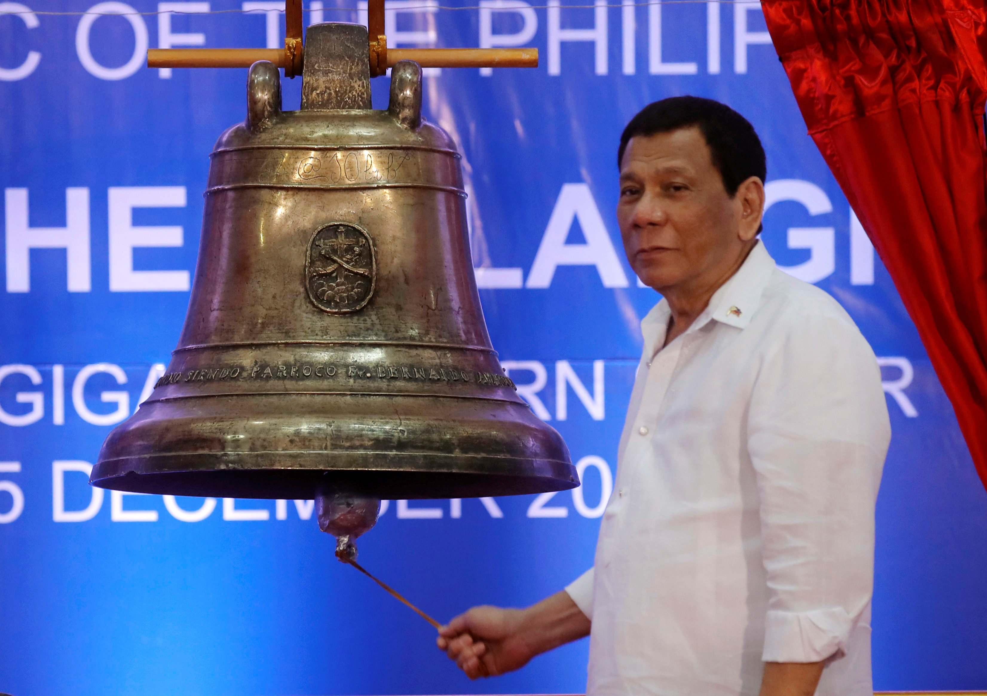 El Presidentede Filipinas, Rodrigo Duterte. - REUTERS