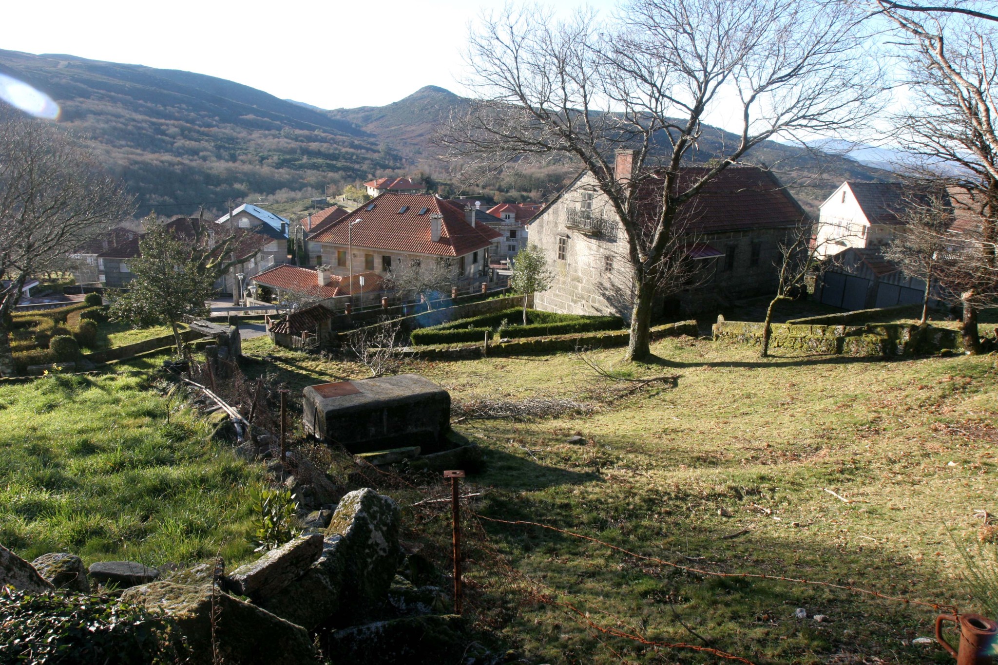 Aldea despoblada en Galicia. EFE