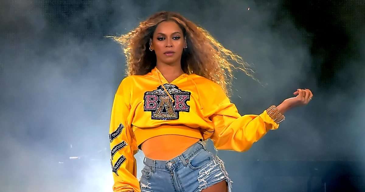 La cantante estadounidense Beyoncé, en un concierto en el festival de Coachella en abril de 2018.