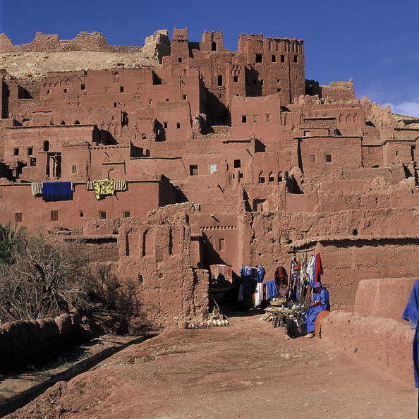 Ksar de Ait Ben Hadu, en la provincia de Uarzazat, al sur de Marruecos.