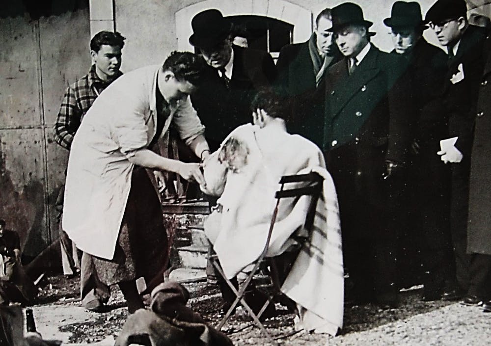 Puesto sanitario de la estación internacional de Cerbère. Visita del ministro del Interior. 2 de febrero de 1939. Archives Nationales, 11AR 848