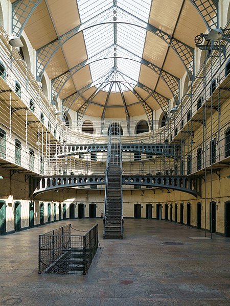 Interior de la cárcel-museo de Kilmainham, Dublín. Foto: Wikipedia