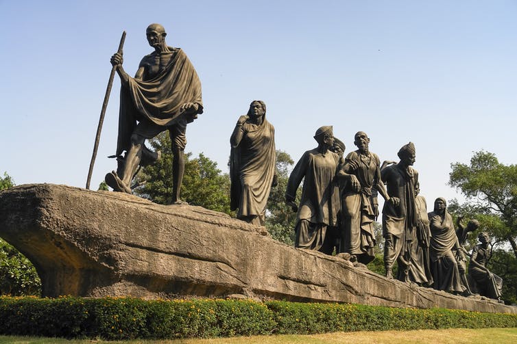 El pacifismo de Gandhi le convirtió en líder del activismo por los derechos civiles, pero también era un ejemplo a seguir para los empresarios. Arthur Simoes/Shutterstock.com