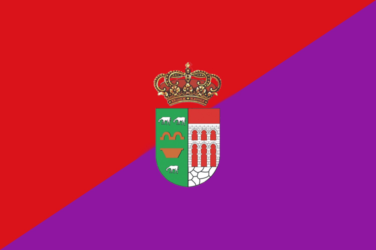 Bandera de la localidad madrileña de Navalagamella.
