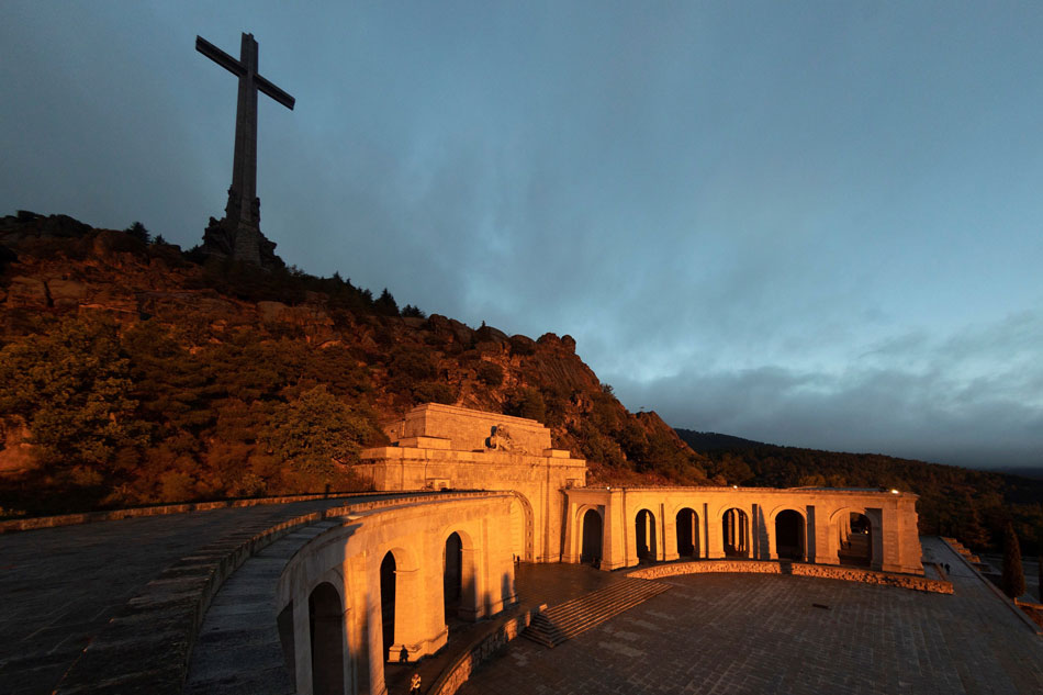 Vista de la explanada de la Basílica del Valle de los Caídos. E.P.