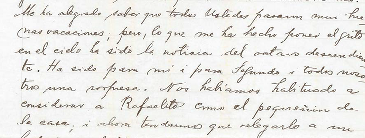 Carta de Matilde Brandau. Fondo epistolar de la Casa-Museo Unamuno - Universidad de Salamanca, Author provided