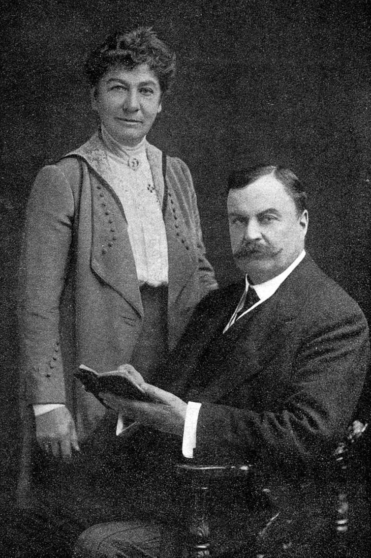 Mary y David Bruce. Wikimedia Commons