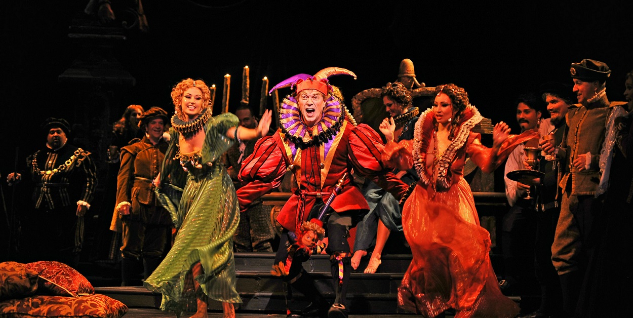 Imagen de una representación de la ópera 'Rigoletto' de Giuseppe Verdi.
