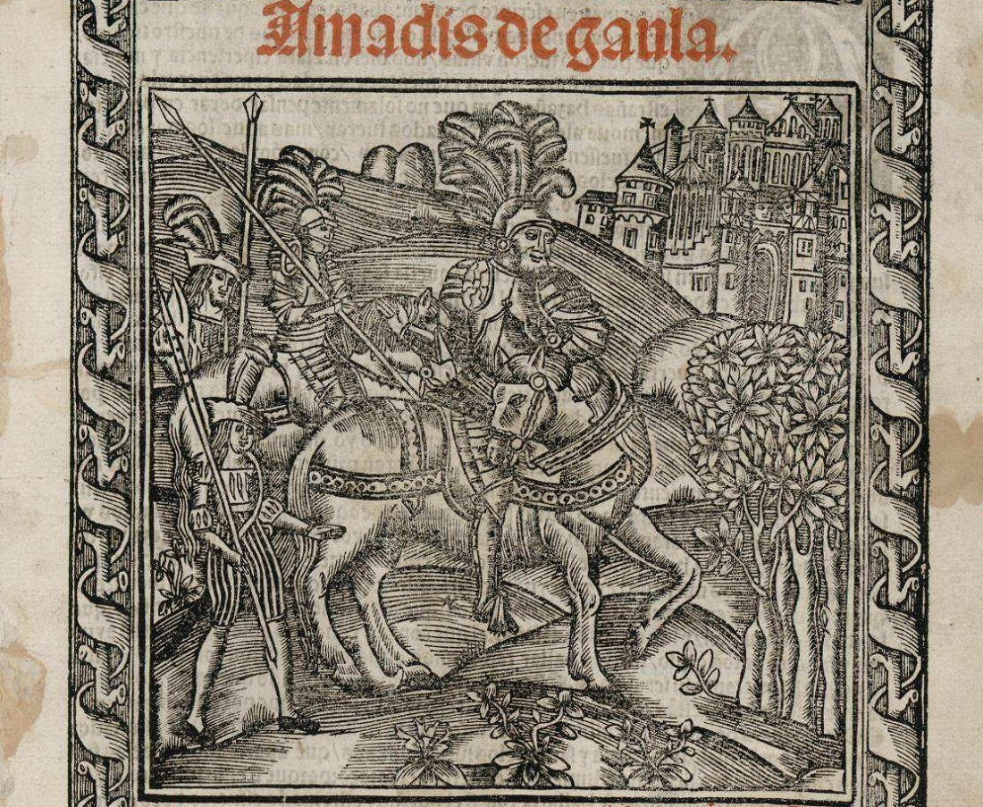 Los qtro libros de Amadis de gaula nueuamete imprsos [et] hystoriados e Seuilla, Jacob Cromberger, 1547. Wikimedia Commons, CC BY-SA