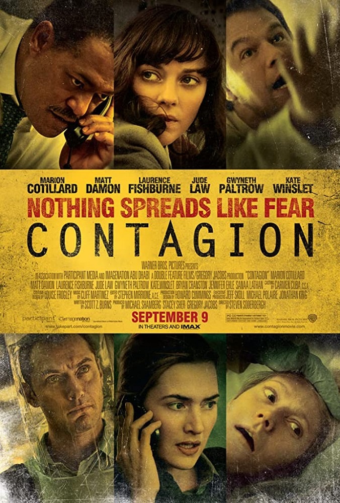 Cartel de la película 'Contagio'.
