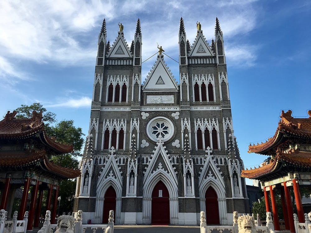 Iglesia del Salvador, iglesia católica situada en el distrito de Xicheng, Pekín, China. Wikimedia Commons / ZhengZhou, CC BY-SA