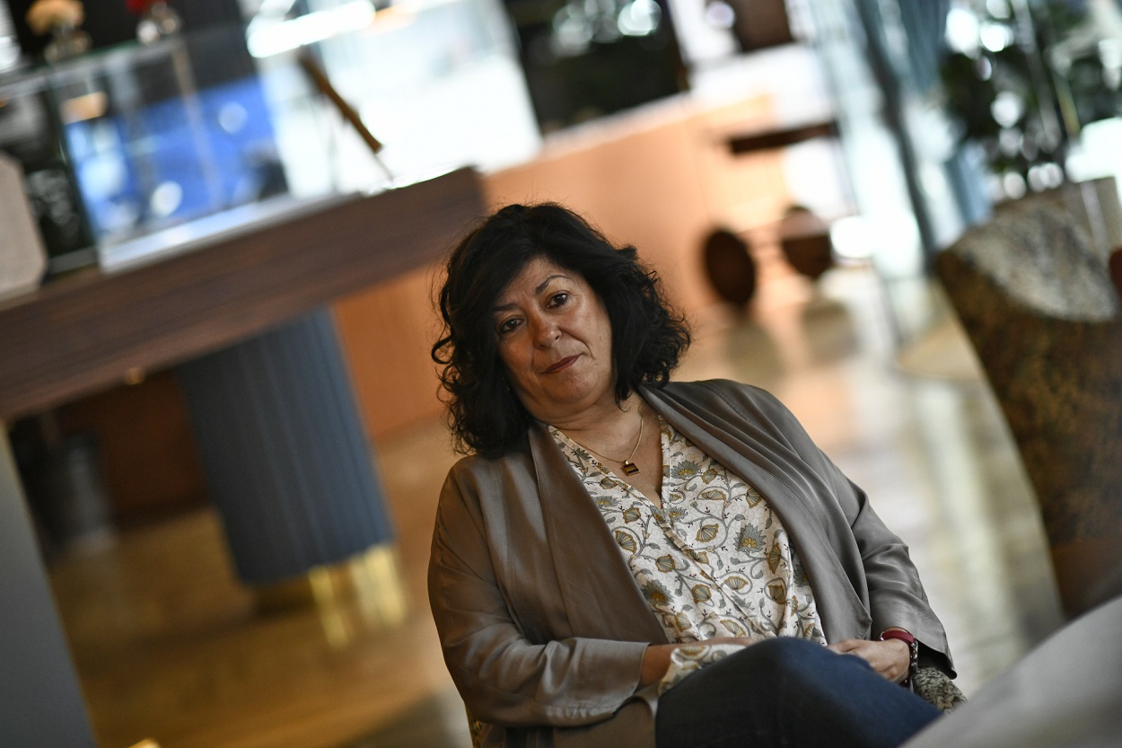 La escritora Almudena Grandes, en una foto de mayo de 2019 E.P./Óscar Cañas